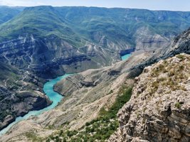 Большой сулакский каньон вид сверху