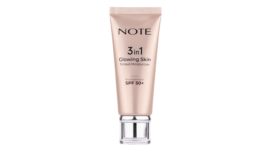 Тональный крем для возрастной кожи фирмы NOTE серия 3 in 1 Glowing Skin Tinted Moisturizer Тональный крем для возрастной кожи фирмы NOTE серия 3 in 1 Glowing Skin Tinted Moisturizer