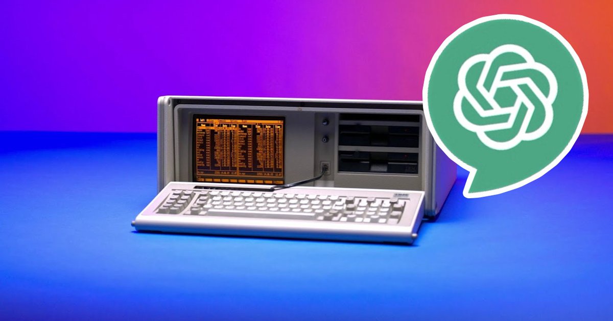 ChatGPT запустили на 40-летнем компьютере IBM