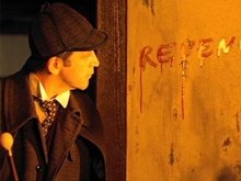 Кадр из Шерлок Холмс и доктор Ватсон: Кровавая надпись