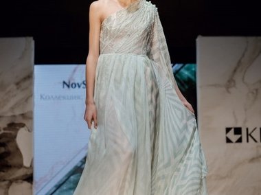 Slide image for gallery: 4835 | Комментарий «Леди Mail.Ru»: Платье от Ольги Новик (бренд NovShar)