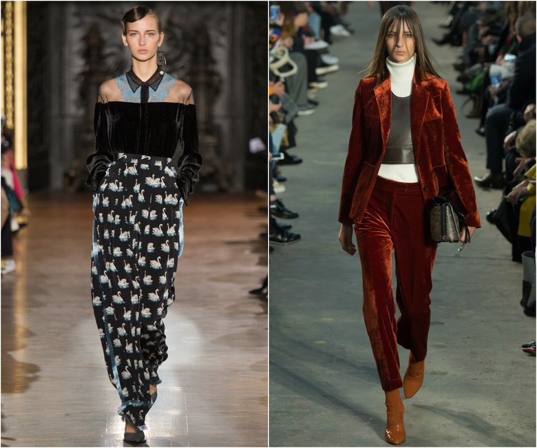 Слева: показ коллекции Stella McCartney (Неделя моды в Париже); справа: показ коллекции 3.1 Phillip Lim (Неделя моды в Нью-Йорке) Слева: показ коллекции Stella McCartney (Неделя моды в Париже); справа: показ коллекции 3.1 Phillip Lim (Неделя моды в Нью-Йорке)