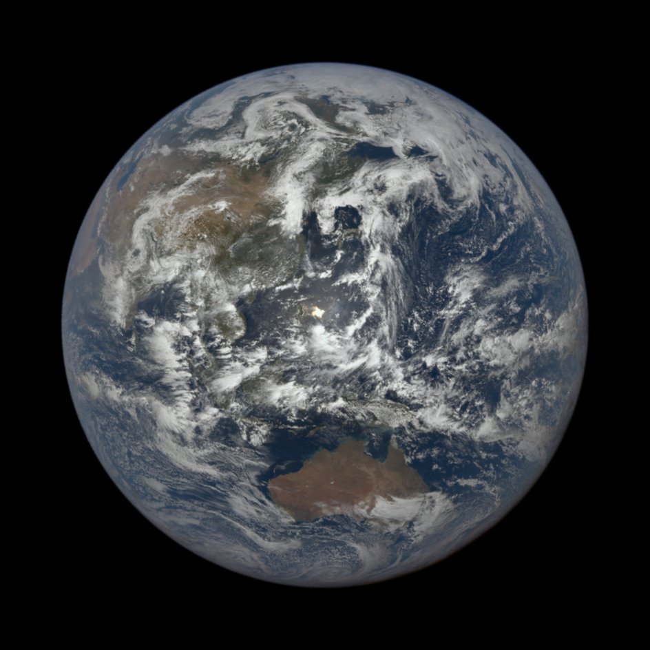 снимок Земли со спутника DSCOVR снимок Земли со спутника DSCOVR