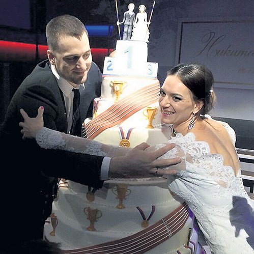Елена Исинбаева и Никита Петинов