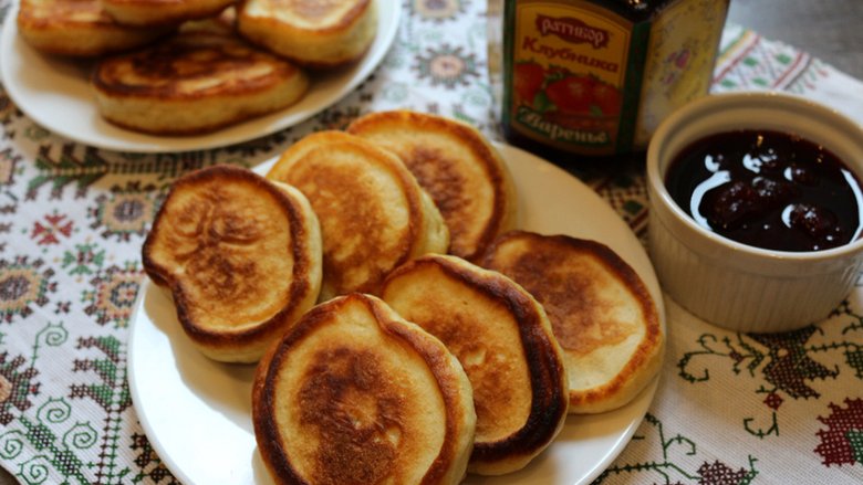 Оладьи на кефире пошаговый рецепт с видео и фото – Русская кухня: Выпечка и десерты