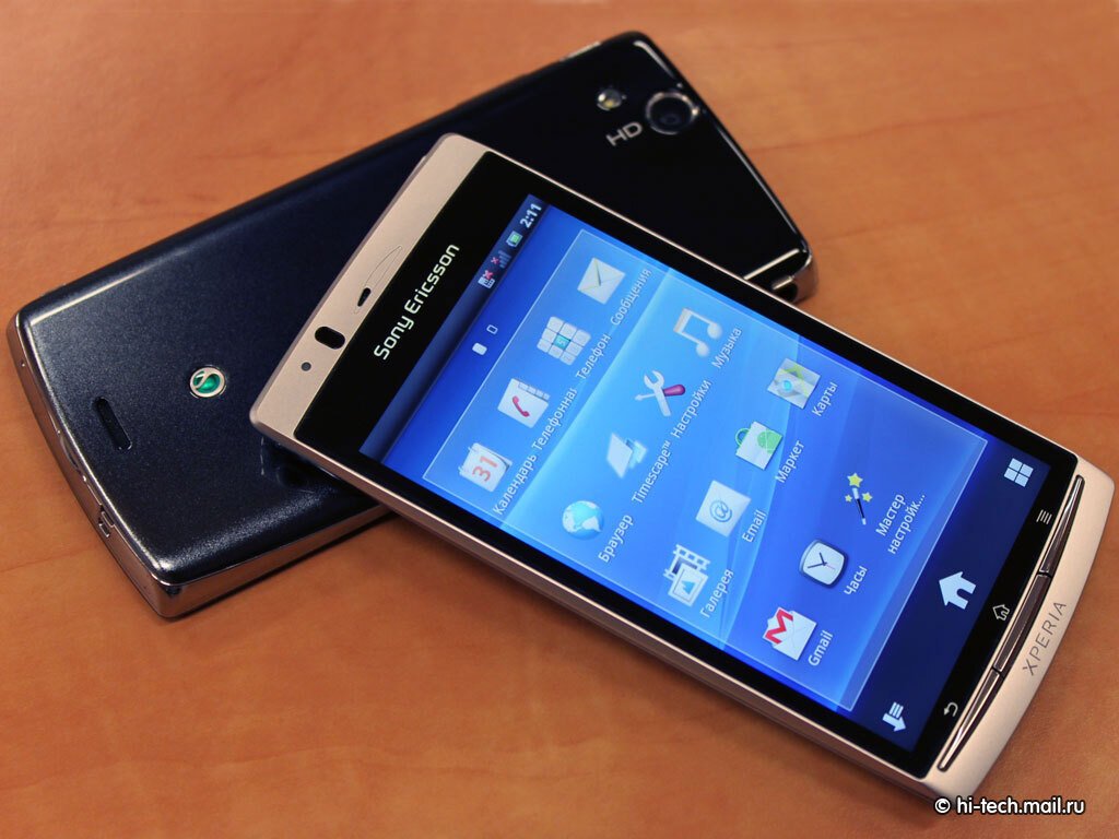 Предварительный обзор Sony Ericsson Xperia arc. Самый стильный Android -  Hi-Tech Mail.ru