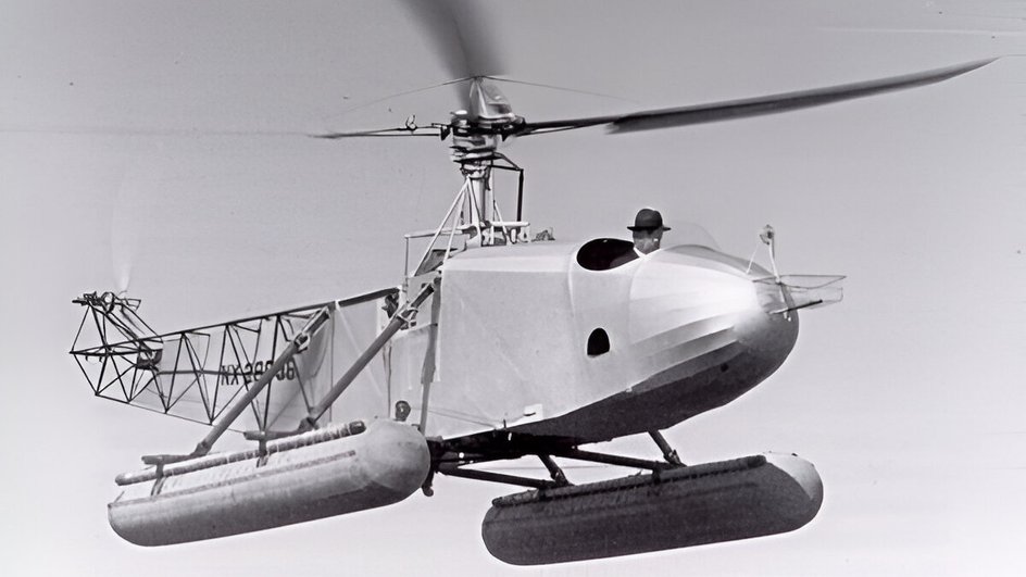Vought-Sikorsky VS-300, одновинтовой вертолет с тремя лопастями, 1937 г Vought-Sikorsky VS-300, одновинтовой вертолет с тремя лопастями, 1937 г