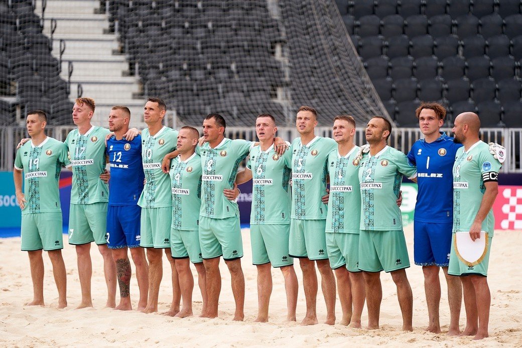 Сборная Беларуси не смогла выйти в финал чемпионата мира по пляжному футболу