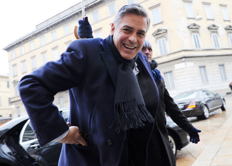 Джордж Клуни решил сыграть свадьбу в замке, где снимался любимый сериал его девушки