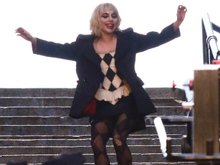 Леди Гага на съемках фильма «Джокер: Безумие на двоих»