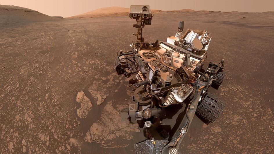 селфи марсохода Curiosity селфи марсохода Curiosity