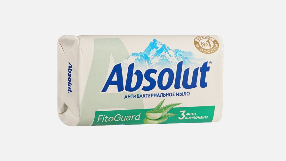 Твердое кусковое мыло для рук фирмы Absolut серии Fito Guard «Алоэ» Твердое кусковое мыло для рук фирмы Absolut серии Fito Guard «Алоэ»