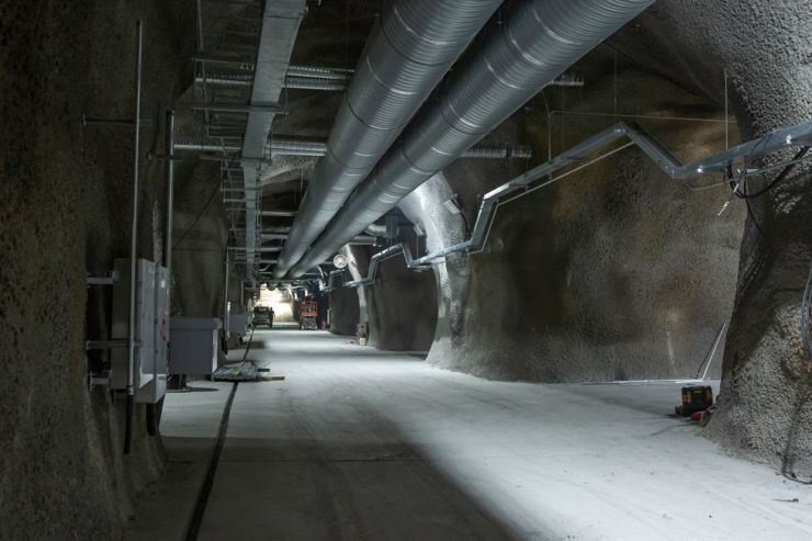 На этой фотографии, предоставленной Институтом фундаментальных наук, показан подземный туннель к Yemi Lab. Источник: koreatimes.co.kr
