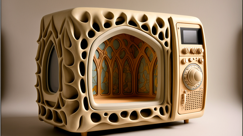 karakat_microwave_Antonio_Gaudi_style_eca945db-6709-413f-ab4e-8d7312a01dc9.png
