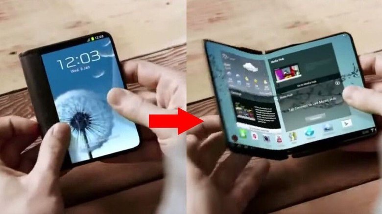Примерно так будет выглядеть Samsung Galaxy X. Фото: YouTube