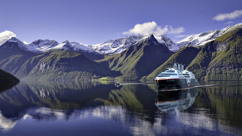 Дизайн лайнера вдохновлен стилем ар-деко времен 1930-х годов. Фото: Hurtigruten Norway