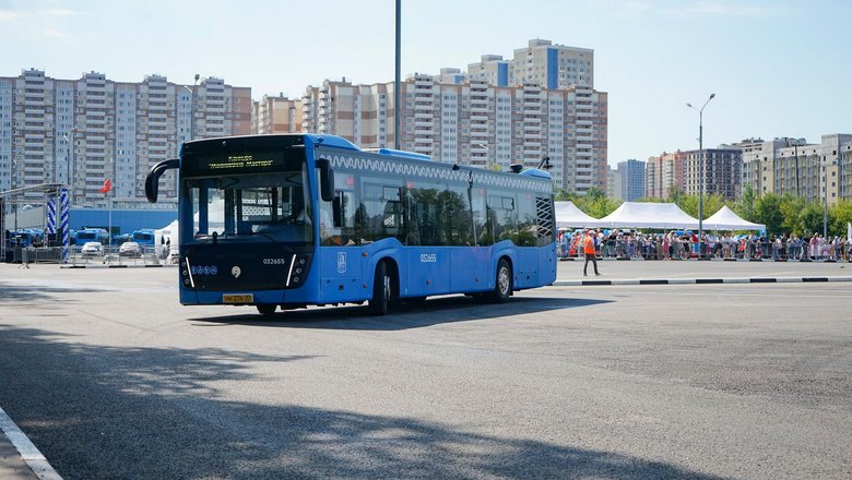 Автобус в Москве.