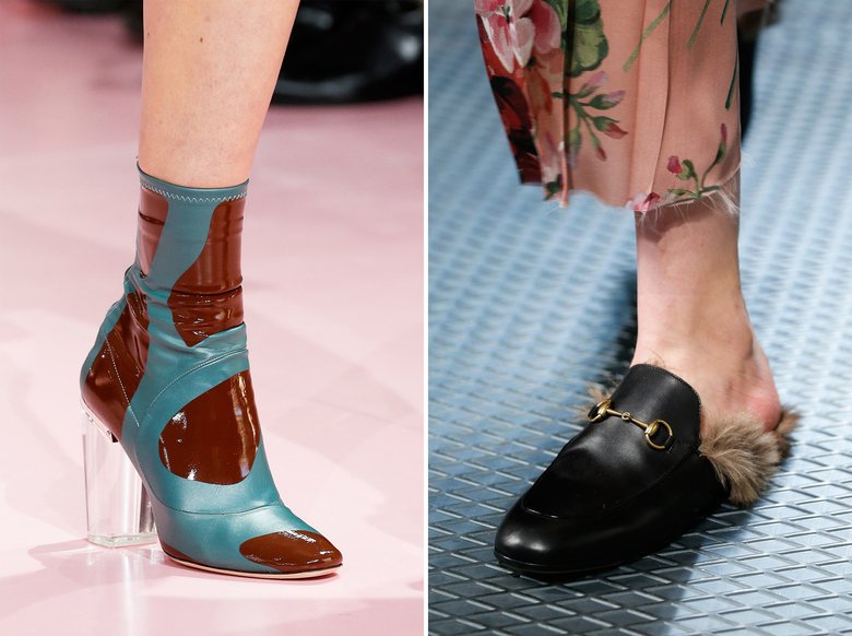 Обувь из коллекций Dior и Gucci осень-зима 2015/2016