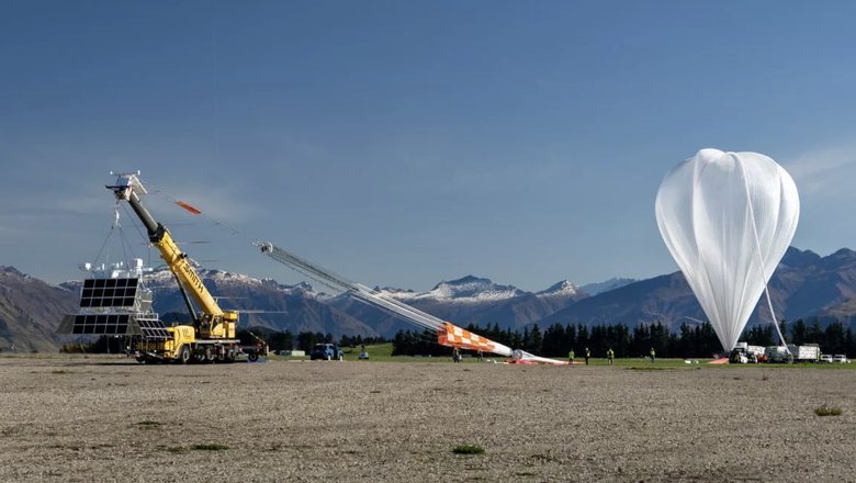 Запуск SuperBIT с телескопом EUSO-2. Фото: NASA