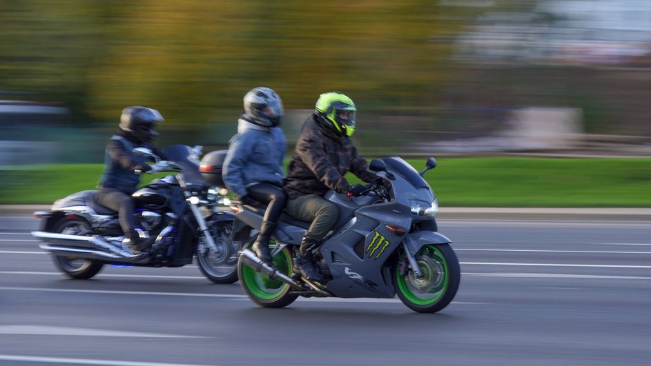Мотоциклисты в Москве
