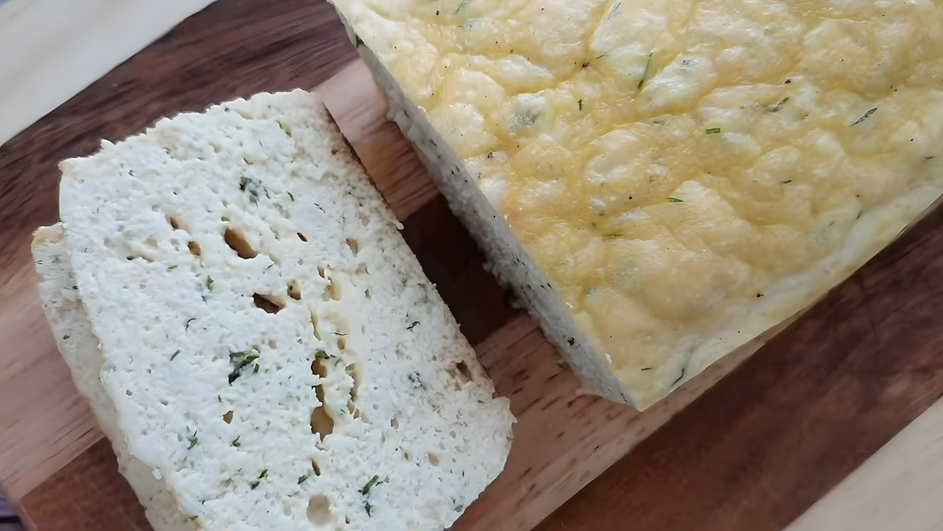 Домашнее суфле из куриного фарша крупным планом Домашнее суфле из куриного фарша крупным планом