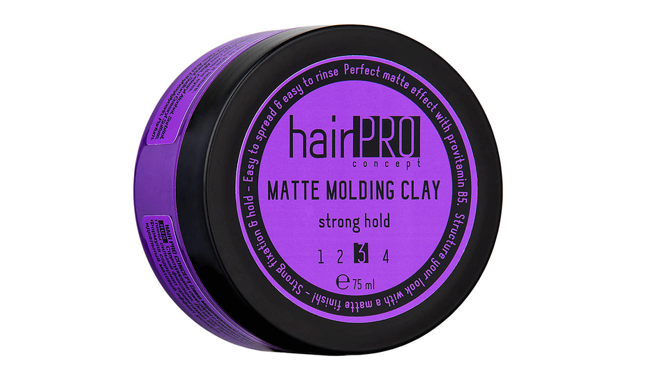 Глина для волос фирмы HAIR PRO CONCEPT серии Matte Molding Clay Глина для волос фирмы HAIR PRO CONCEPT серии Matte Molding Clay