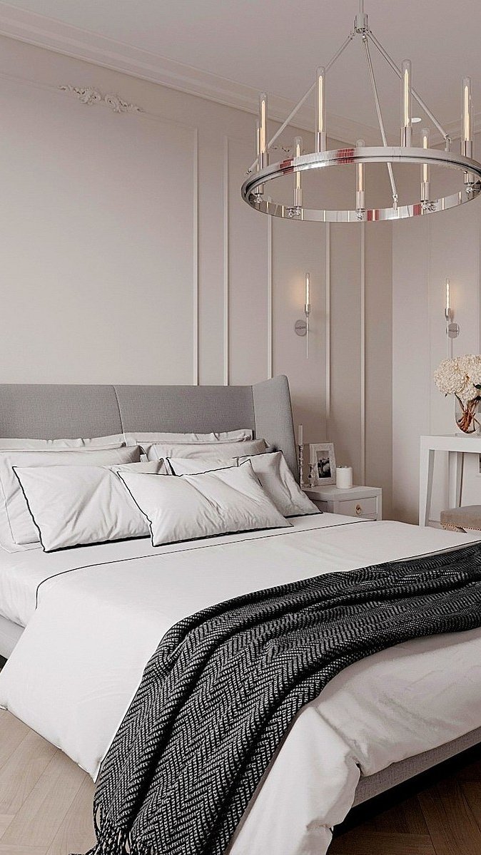 Оформляем спальню в светлых тонах: варианты палитры и 5 подходящих стилей (80 фото)