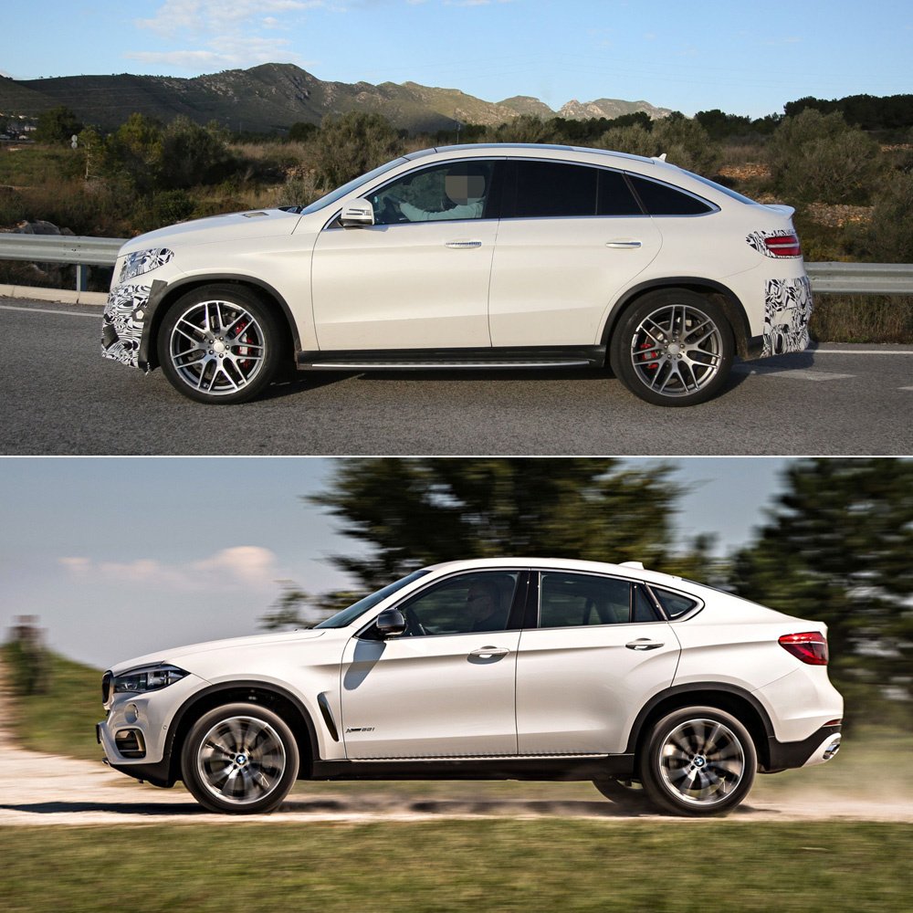 Новый Mercedes-Benz оказался очень похожим на BMW X6