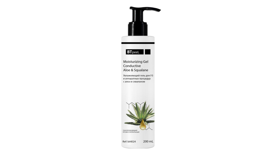 Гель для ультразвуковой чистки фирмы BTpeeL серия Moisturizing Gel Conductive Aloe & Squalane Гель для ультразвуковой чистки фирмы BTpeeL серия Moisturizing Gel Conductive Aloe & Squalane