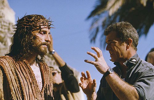Мэл Гибсон на съемках фильма "Страсти Христовы"