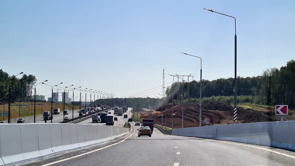 Открыто движение по дороге-связке между Московским скоростным диаметром (МСД) и Симферопольским шоссе.