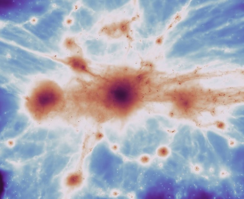 Так выглядит «Паутина Вселенной». Фото: Joshua Borrow / C-EAGLE