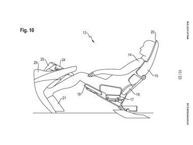 slide image for gallery: 25217 | Porsche Patents Novel Seat Design