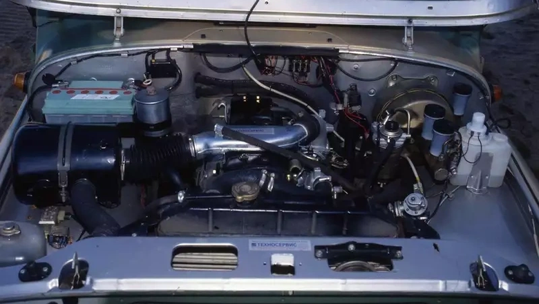 Под капотом УАЗ-31514 установлен дизельный двигатель Toyota