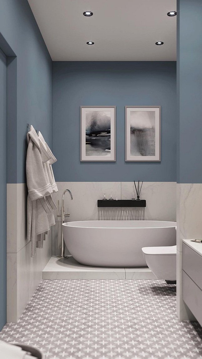 Отдельностоящая ванна: советы по выбору и 98 потрясающих фото в интерьере