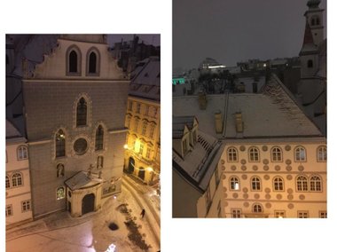 Slide image for gallery: 6010 | В Вене, где находятся певица и ее любимые мужчины, сейчас очень много снега