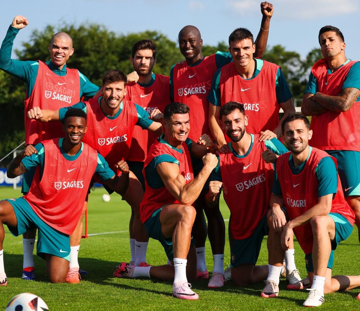 «На полной мощности». Роналду показал, как сборная Португалии готовится к игре с Грузией
