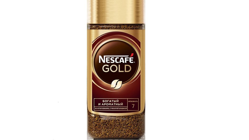 Банка кофе Nescafe Gold