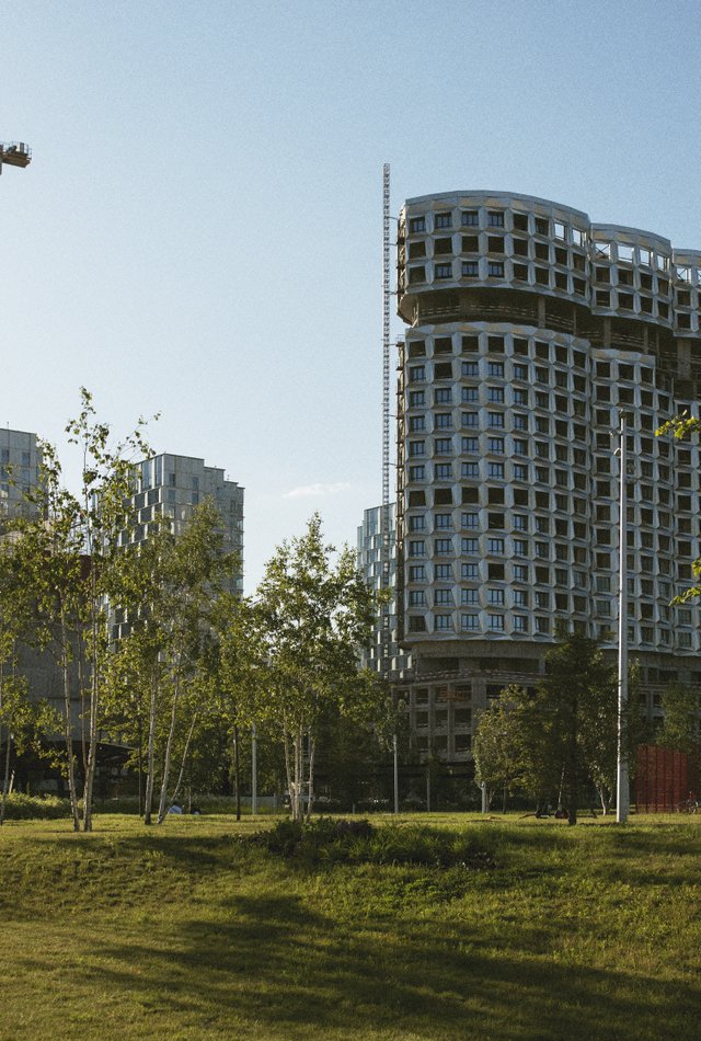 Стройка многоквартирного дома