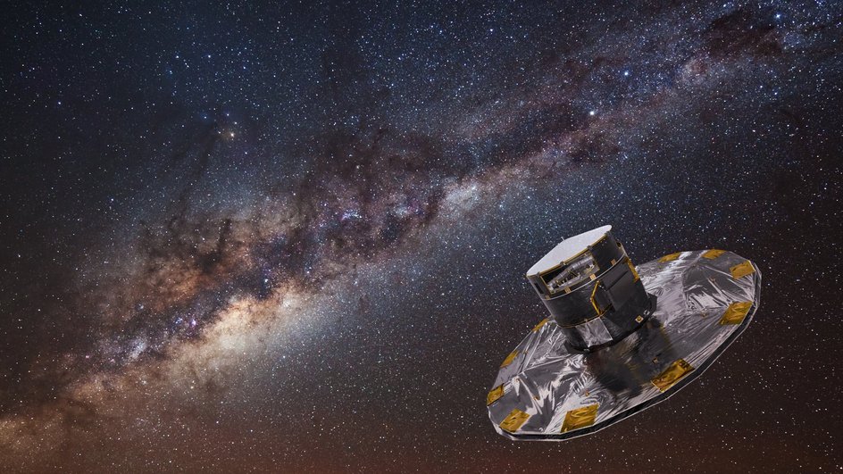 телескоп Gaia на фоне звезд телескоп Gaia на фоне звезд