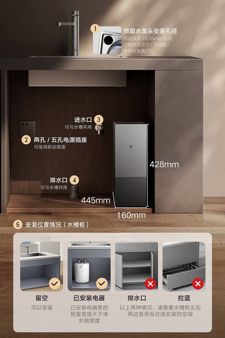 Очиститель воды Mijia Water Purifier Pro Dual Outlet Очиститель воды Mijia Water Purifier Pro Dual Outlet
