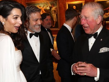 Slide image for gallery: 10110 | Амаль и Джордж Клуни, принц Чарльз
