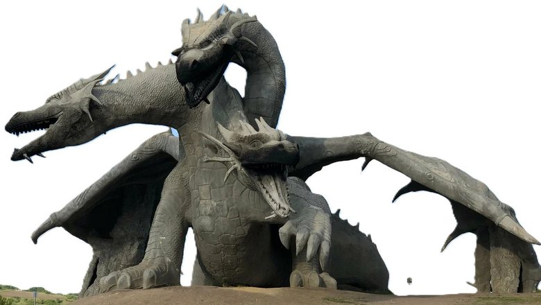 Скульптура Змея Горыныча в Липецкой области Скульптура Змея Горыныча в Липецкой области