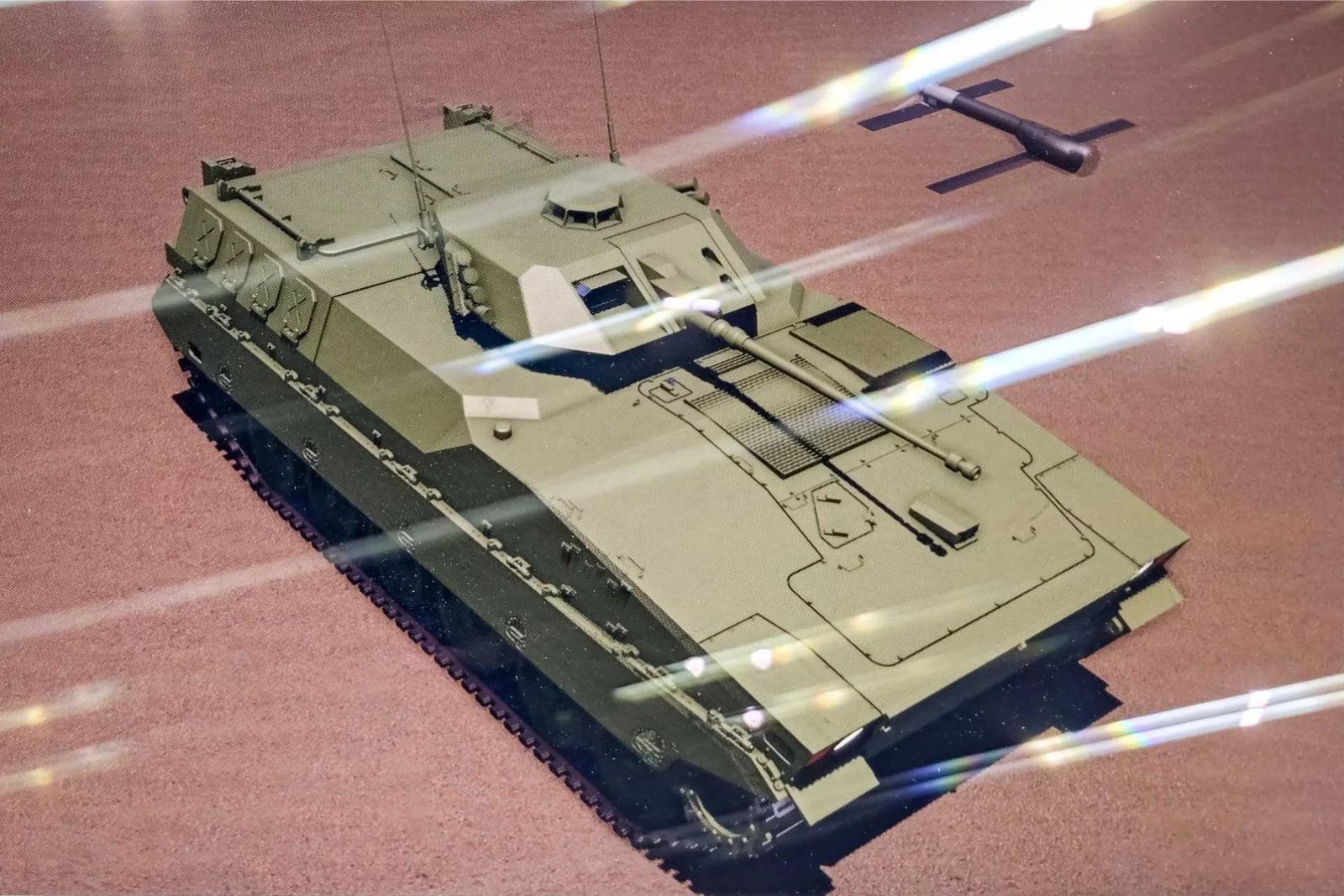 Концепт беспилотника БМП от Mitsubishi Heavy Industries