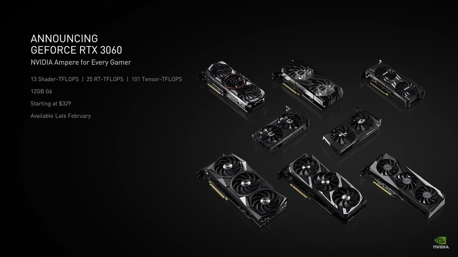 NVIDIA представила RTX 3060. Доступная видеокарта нового поколения -  Hi-Tech Mail.ru