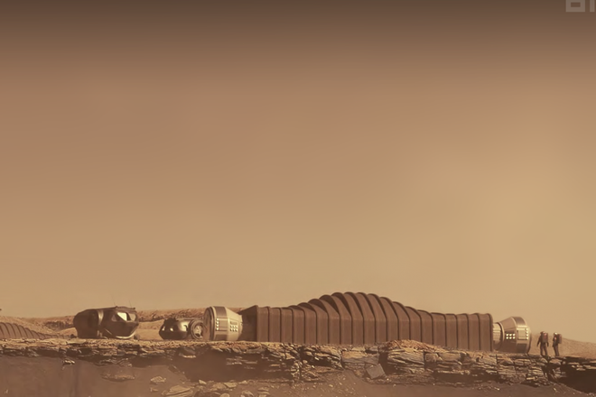 Nasa Mars Surface Colony