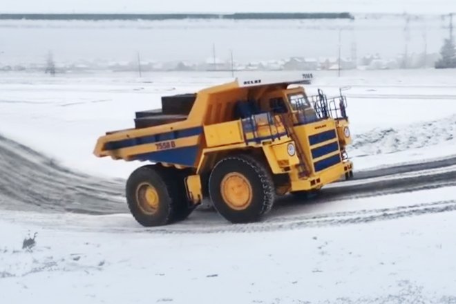 Белаз с ПБС Белаз с ПБС