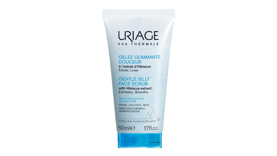 Cкраб для лица фирмы Uriage серия Gentle Jelly Face Scrub Cкраб для лица фирмы Uriage серия Gentle Jelly Face Scrub