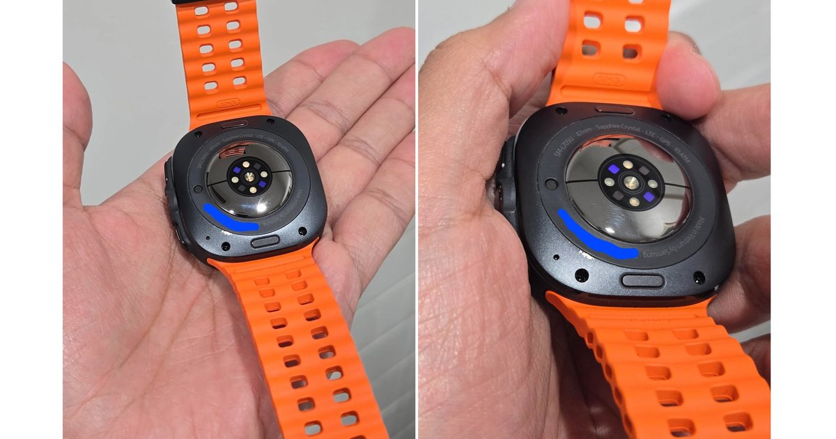 На часах Samsung Galaxy Watch Ultra начала облезать краска (фото)