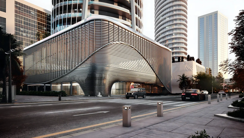 Башня Mercedes-Benz будет находиться в центре Дубая.